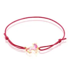 Histoire D'Or Bracelet Fantasila Cheval Or Jaune