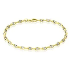 Histoire D'Or Bracelet Fideline Or Bicolore