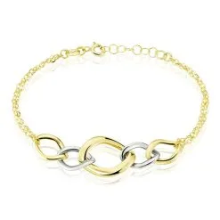 Histoire D'Or Bracelet Or Bicolore Acanthus