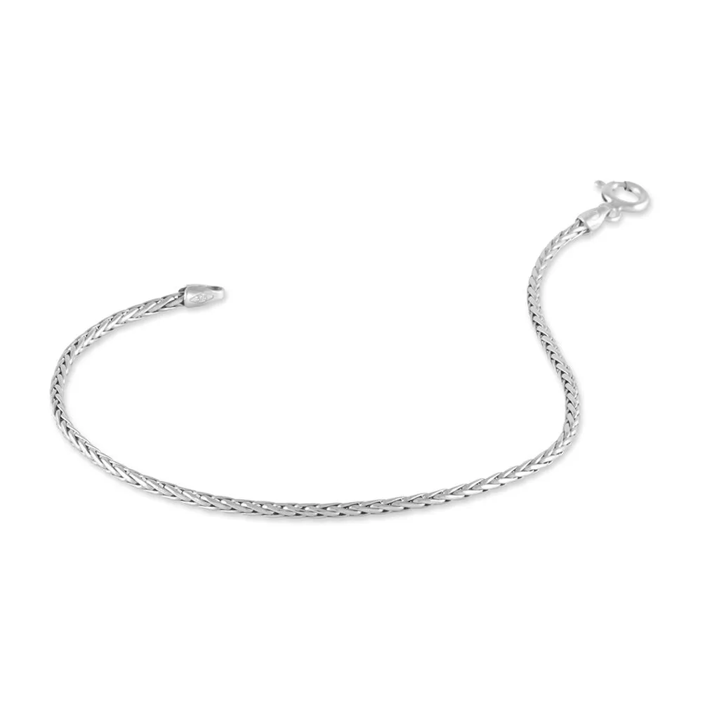 Histoire D'Or Bracelet Jayna Maille Palmier Or Blanc – Image 2