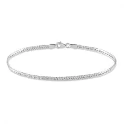 Histoire D'Or Bracelet Izel Maille Anglaise Or Blanc