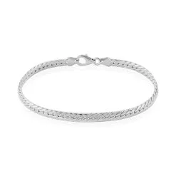 Histoire D'Or Bracelet Izel Maille Anglaise Or Blanc