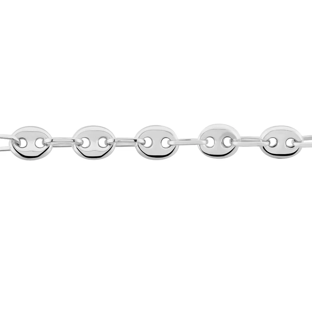 Histoire D'Or Bracelet Dami Maille Grain De Cafe Or Blanc – Image 2