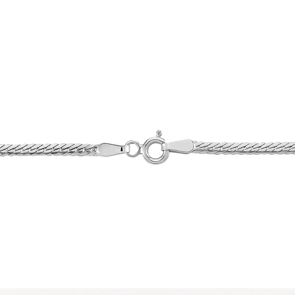 Histoire D'Or Bracelet Izel Maille Anglaise Or Blanc – Image 3