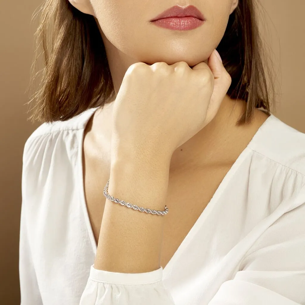 Histoire D'Or Bracelet Jerry Maille Corde Or Blanc – Image 5