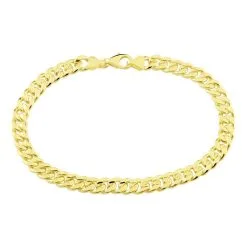 Histoire D'Or Bracelet Iris Maille Gourmette Or Jaune