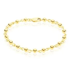 Histoire D'Or Bracelet Diona Maille Boule Or Jaune