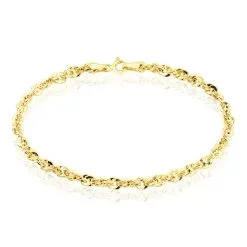Histoire D'Or Bracelet Jerry Maille Corde Facettee Or Jaune