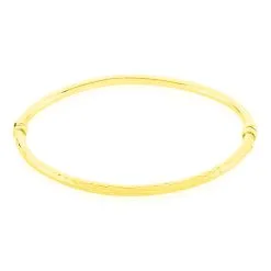Histoire D'Or Bracelet Jonc Cleanne Fil Rond Or Jaune