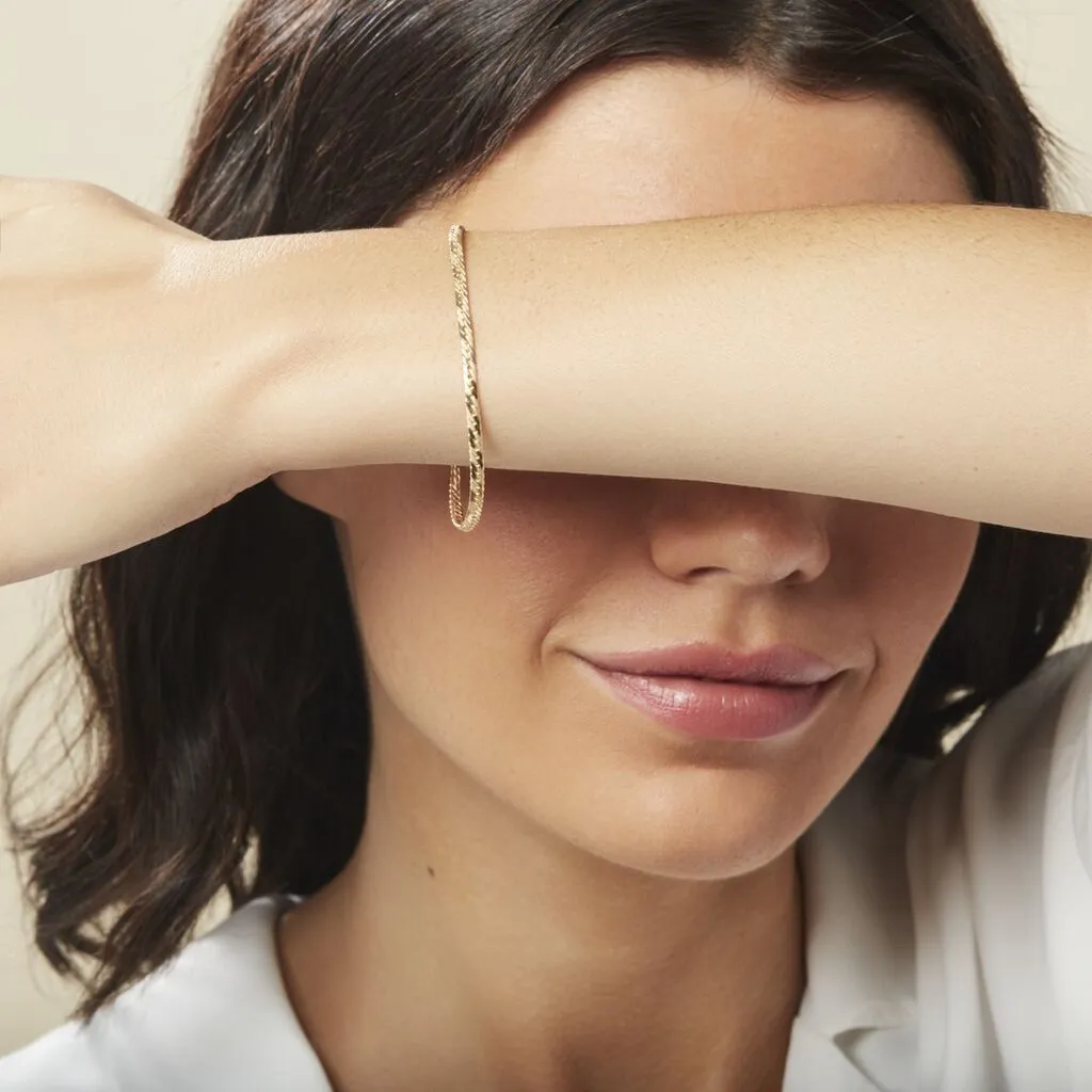 Histoire D'Or Bracelet Izel Maille Anglaise Or Jaune – Image 4