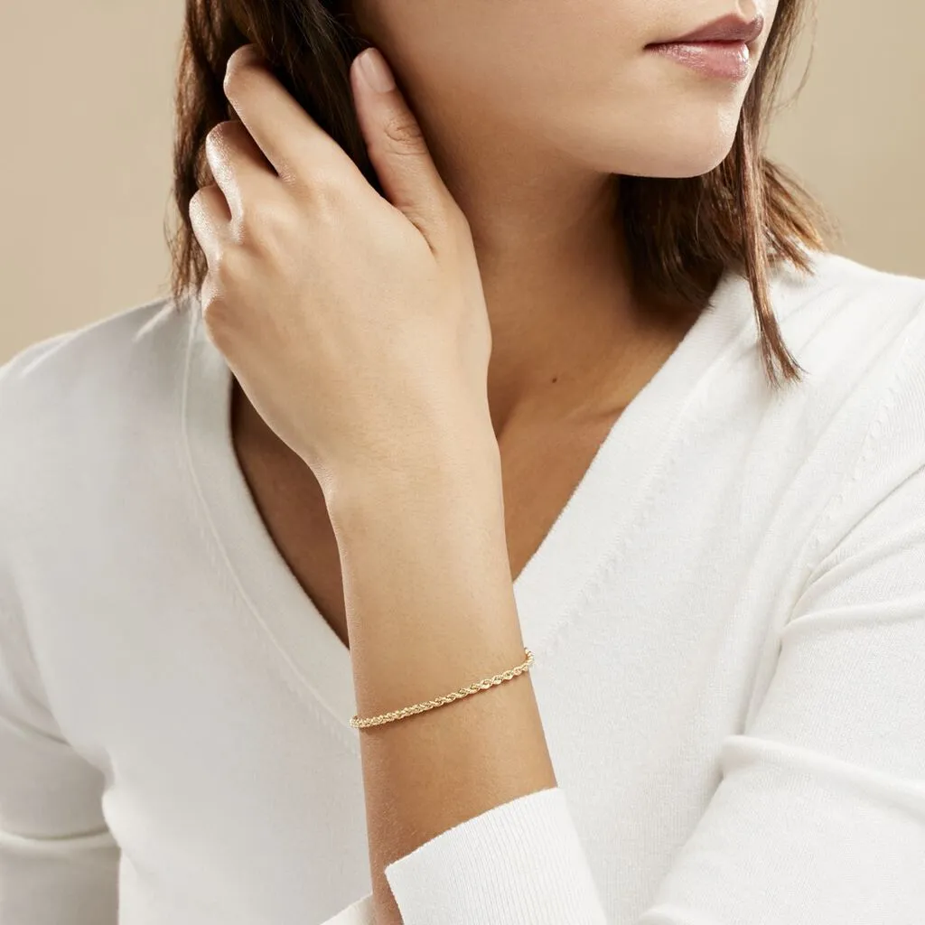 Histoire D'Or Bracelet Jerry Maille Corde Or Jaune – Image 4