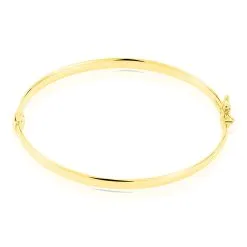 Histoire D'Or Bracelet Jonc Cynthia Fil Plat Lisse Or Jaune