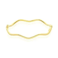 Histoire D'Or Bracelet Jonc Jennie Ondule Or Jaune