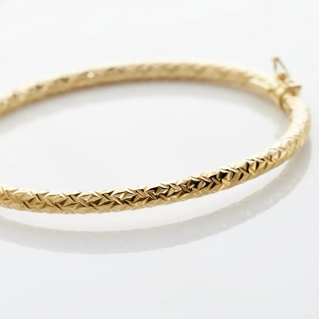 Histoire D'Or Bracelet Jonc Jennie Diamante Or Jaune – Image 3