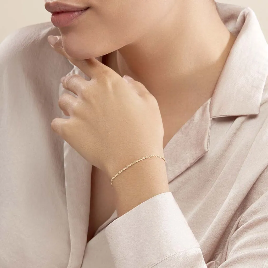 Histoire D'Or Bracelet Jerry Maille Corde Or Jaune – Image 5