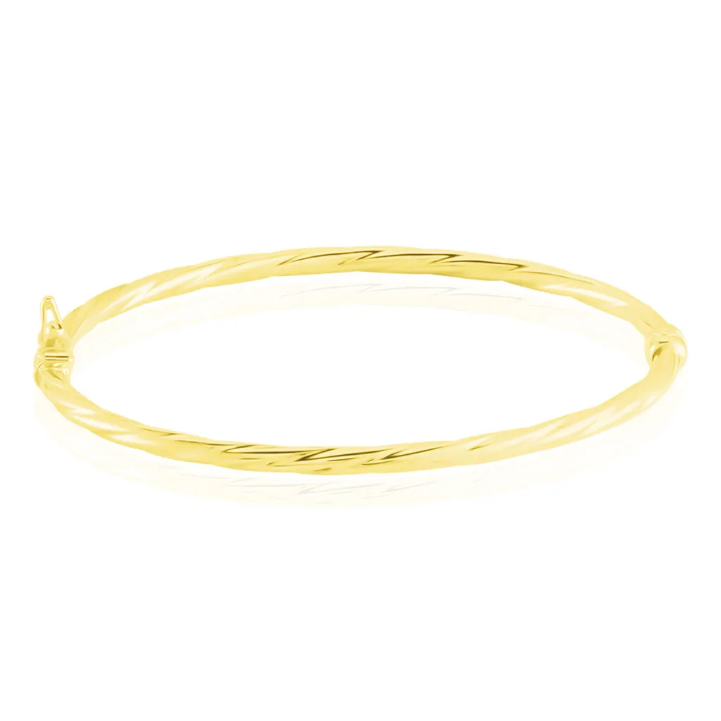Histoire D'Or Bracelet Jonc Anaisaae Torsade Or Jaune