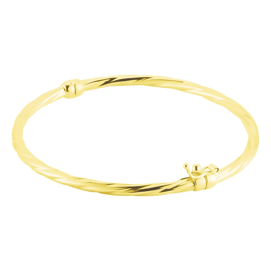 Histoire D'Or Bracelet Jonc Anaisaae Torsade Or Jaune – Image 2