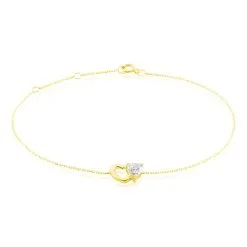 Histoire D'Or Bracelet Charlelie Or Jaune Oxyde