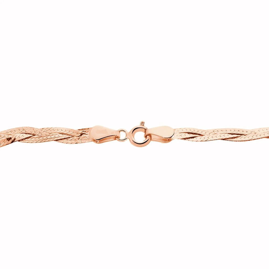 Histoire D'Or Bracelet Anaisaae Tresse Or Rose – Image 3