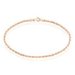 Histoire D'Or Bracelet Jerry Maille Corde Or Rose