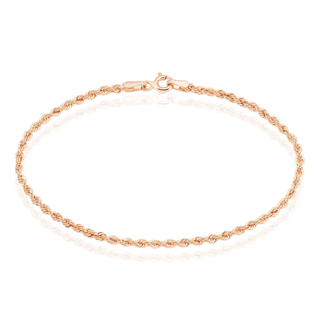 Histoire D'Or Bracelet Jerry Maille Corde Or Rose