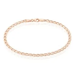 Histoire D'Or Bracelet Capucin Maille Marine Plate Or Rose