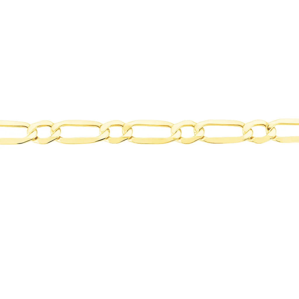 Histoire D'Or Bracelet Ophelio Maille Alternee 1/1 Or Jaune – Image 2