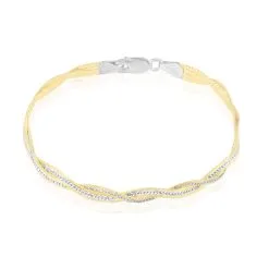Histoire D'Or Bracelet Anaiz Argent Bicolore