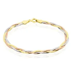 Histoire D'Or Bracelet Elae Argent Tricolore