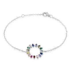 Histoire D'Or Bracelet Argent Blanc Ethem Oxydes De Zirconium Spinelles