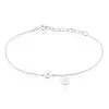 Histoire D'Or Bracelet Florenceau Argent Blanc Perle De Culture