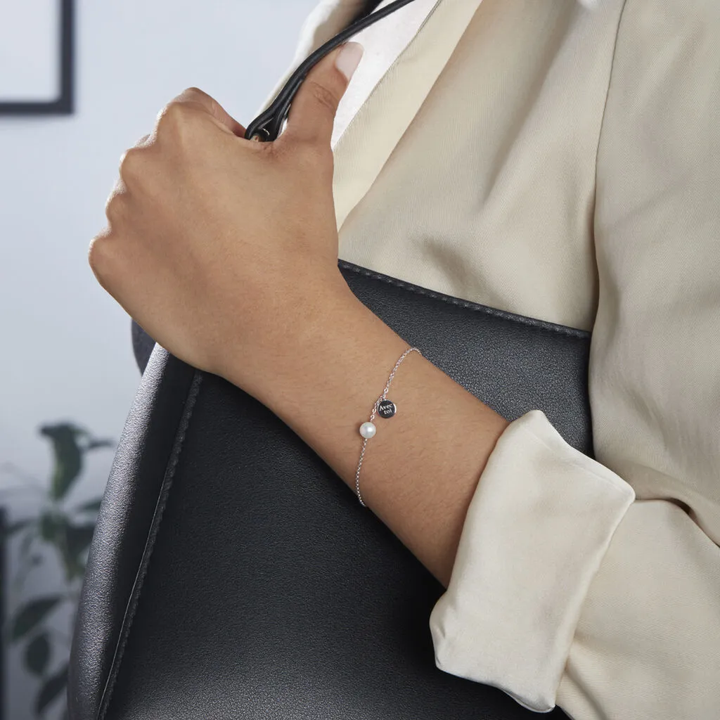 Histoire D'Or Bracelet Florenceau Argent Blanc Perle De Culture – Image 4