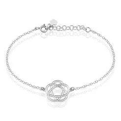 Histoire D'Or Bracelet Constellation Argent Blanc
