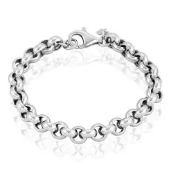 Histoire D'Or Bracelet Carola Maille Jaseron Argent Blanc