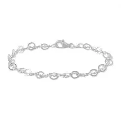 Histoire D'Or Bracelet Mayan Argent Blanc
