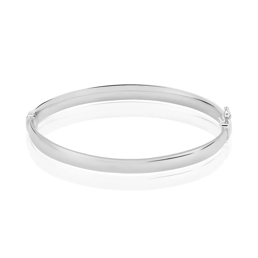 Histoire D'Or Bracelet Jonc Thaira Argent Blanc