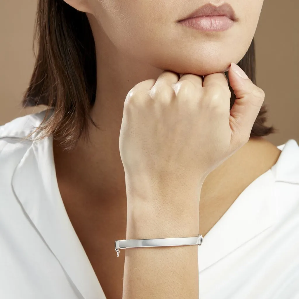 Histoire D'Or Bracelet Jonc Thaira Argent Blanc – Image 4