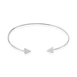 Histoire D'Or Bracelet Jonc Trilia Argent Blanc