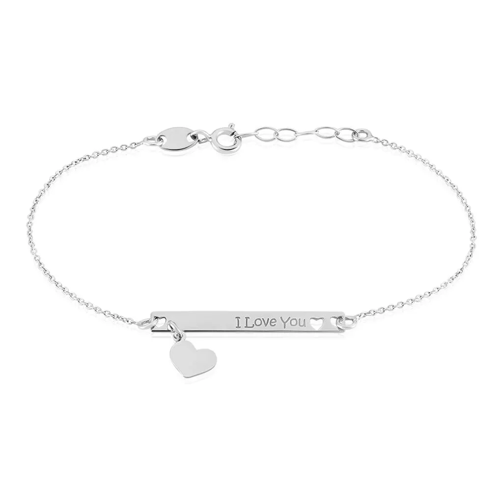 Histoire D'Or Bracelet Kamile Argent Blanc