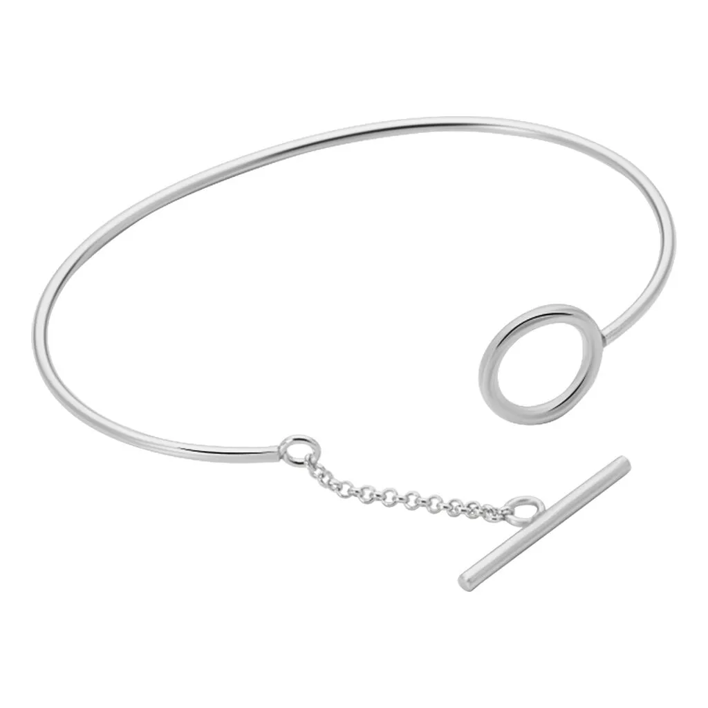 Histoire D'Or Bracelet Jonc Marie-capucine Argent Blanc – Image 2