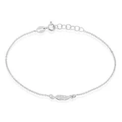 Histoire D'Or Bracelet Argent Blanc Maic