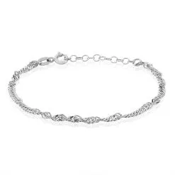Histoire D'Or Bracelet Argent Rhodié Niamet