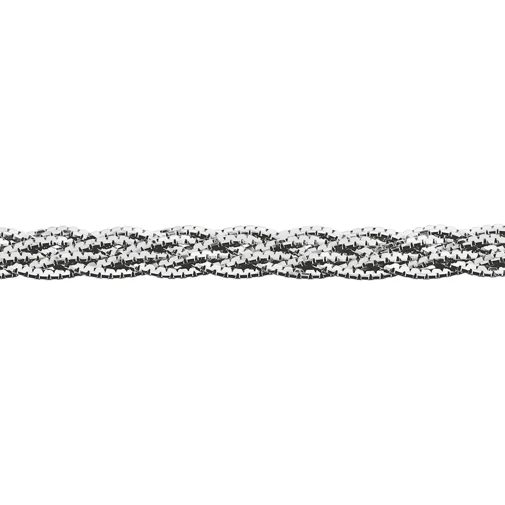 Histoire D'Or Argent Blanc Elae Maille Tresse – Image 2