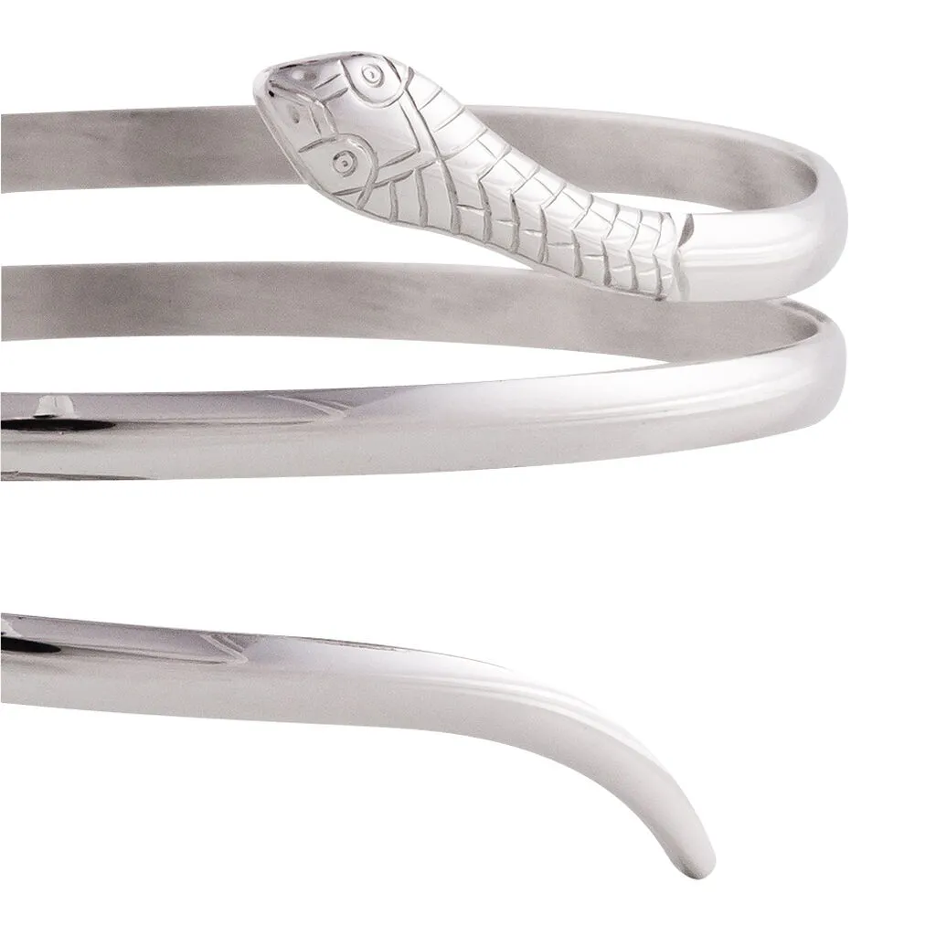 Histoire D'Or Bracelet Jonc Solitaae Argent Blanc – Image 3