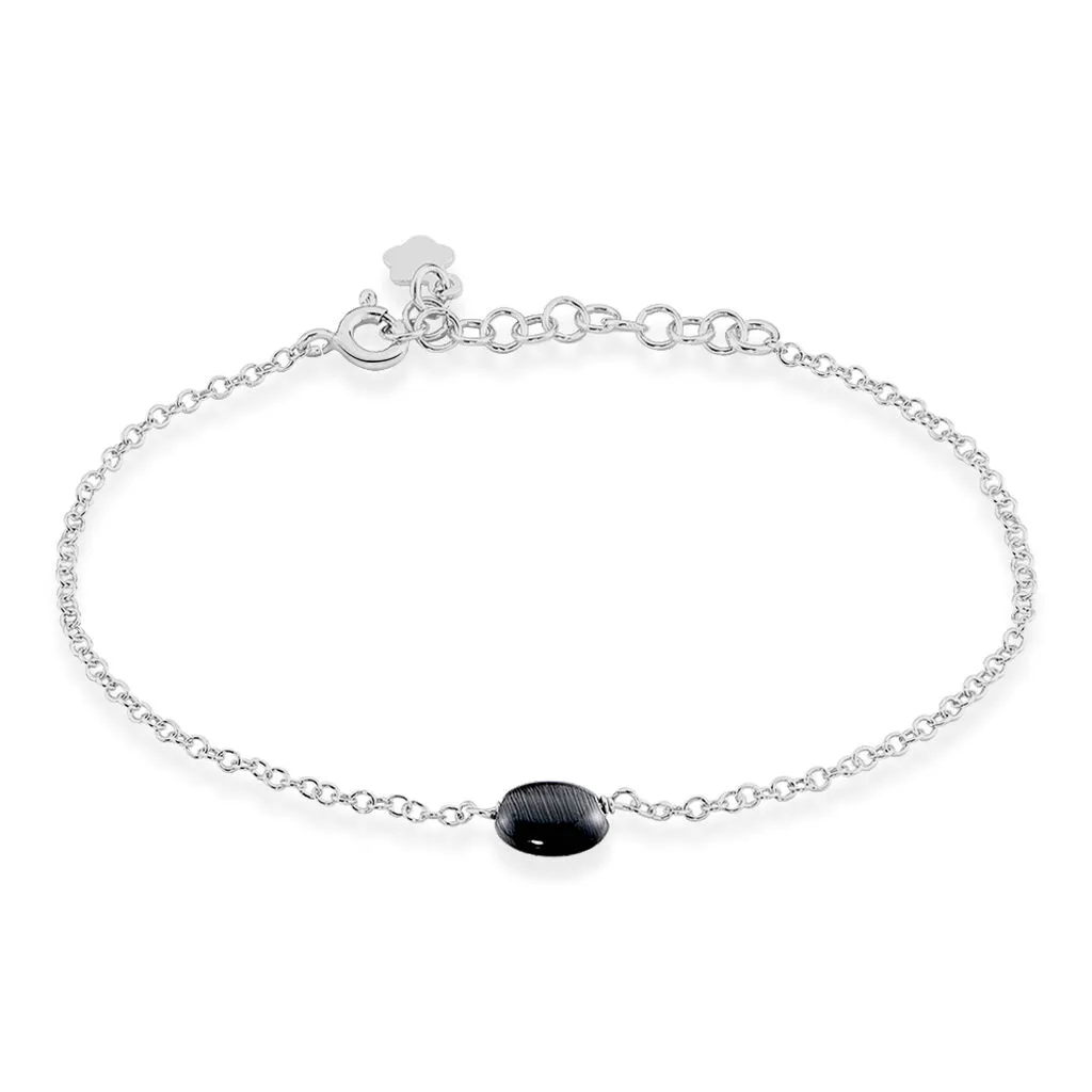 Histoire D'Or Bracelet Evren Argent Blanc Pierre De Synthese