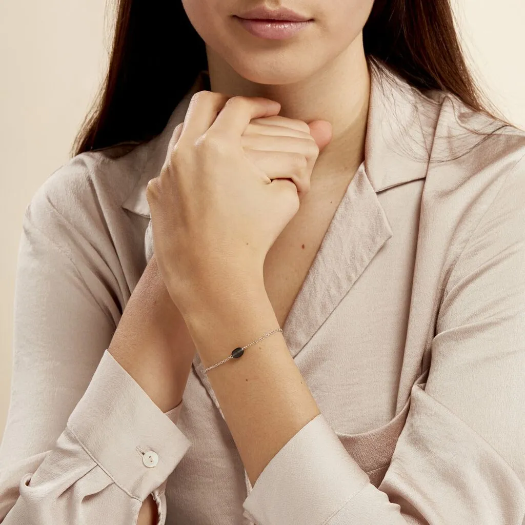 Histoire D'Or Bracelet Evren Argent Blanc Pierre De Synthese – Image 4