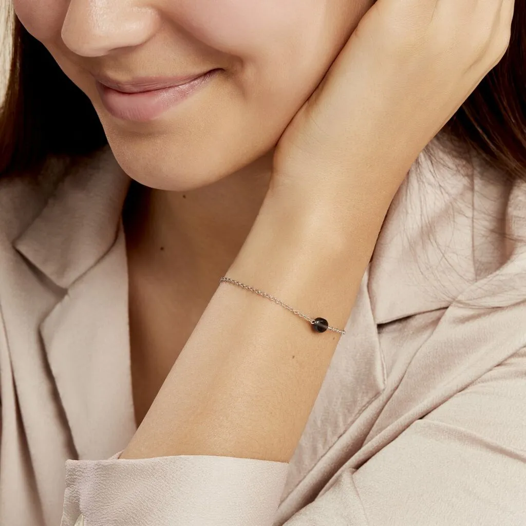 Histoire D'Or Bracelet Evren Argent Blanc Pierre De Synthese – Image 5