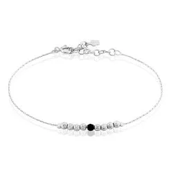 Histoire D'Or Bracelet Cyprielle Argent Blanc Pierre De Synthese