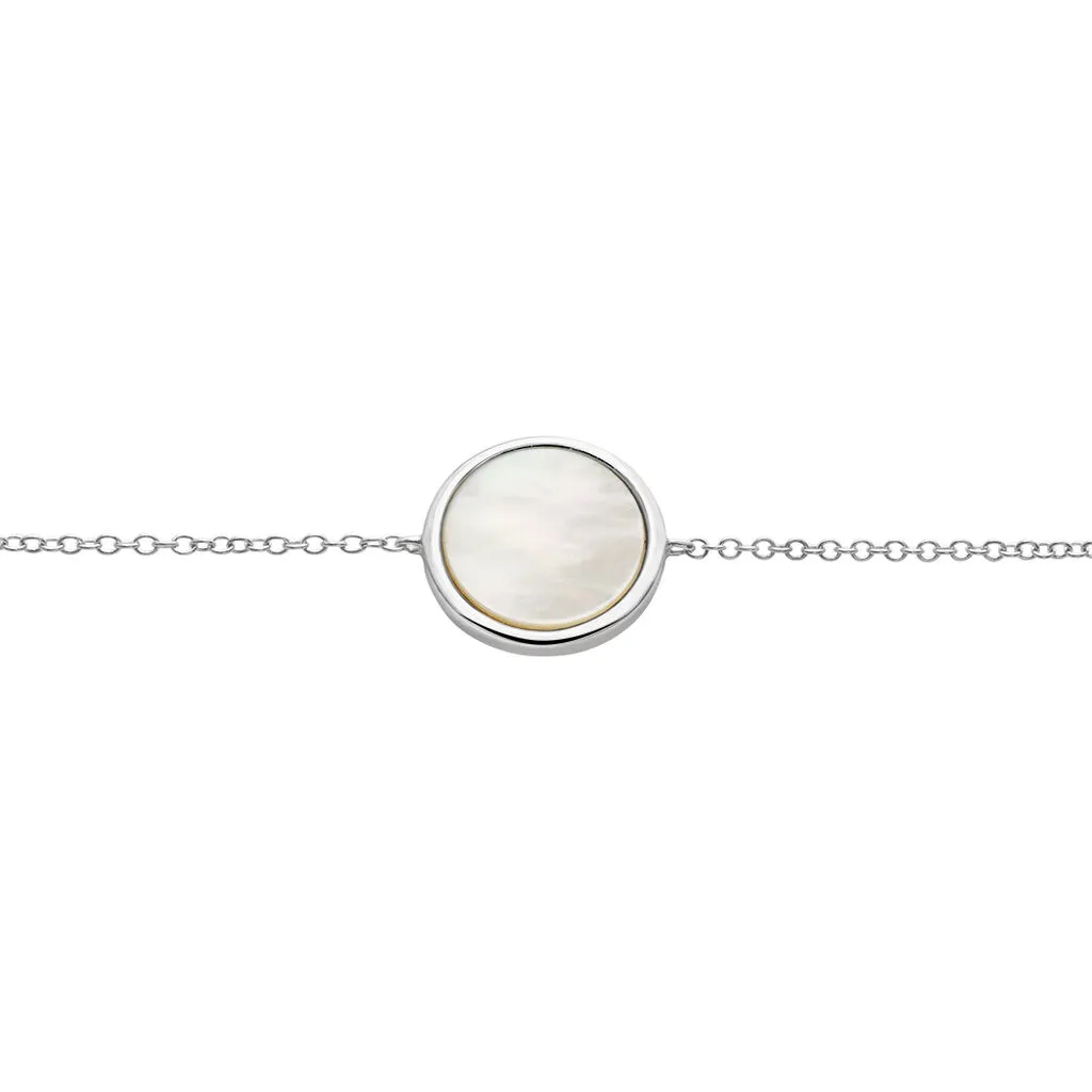 Histoire D'Or Bracelet Saül Argent Blanc Nacre – Image 2