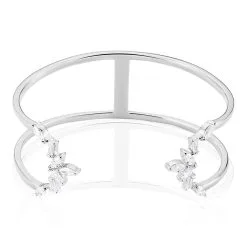Histoire D'Or Bracelet Jonc Mahely Argent Blanc Oxyde De Zirconium